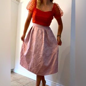 Unity Pink Full Barbiecore Skirt
